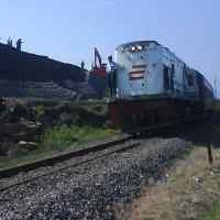 Lewati Porong, Laju KA Maksimal 5 Km/Jam