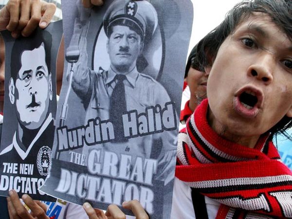 Demo Anti Nurdin di Bundaran HI