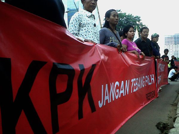 Pendukung Mega Demo KPK