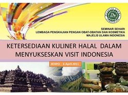 LPPOM MUI Akan Gelar Seminar HORECA Halal