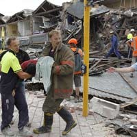 200 Warga Selandia Baru Terjebak Reruntuhan Gedung, 65 Tewas
