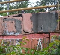 Awas! Dinding Penyangga Flyover Kemayoran Retak