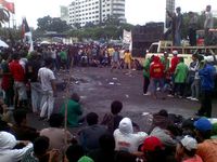 Demo Tolak Angket Mafia Pajak di DPR 