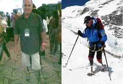 Kaki Besi Mark Inglis yang Sampai ke Puncak Himalaya