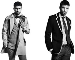 Pesepakbola Gerard Pique Jadi Model H.E by Mango