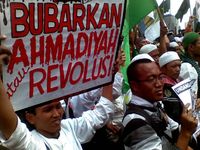 Demo Menuntut Ahmadiyah Dibubarkan