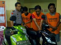 Pelaku Curanmor di 16 TKP Ditangkap