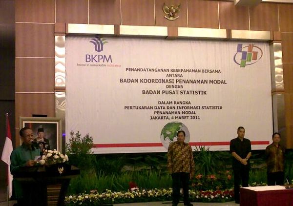 Genjot Investasi, BKPM Gandeng BPS