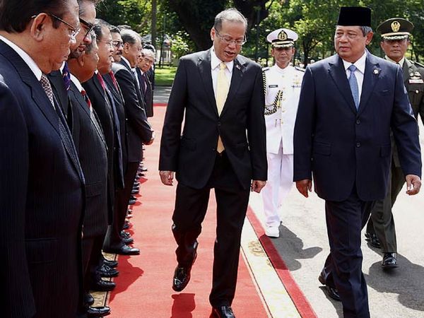 SBY Terima Presiden Filipina