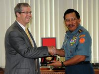 Panglima TNI Menerima Dubes Selandia Baru