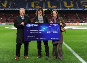 Puyol Sumbang Korban Ranjau Afghanistan