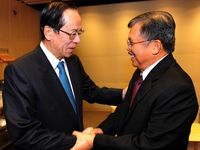 JK Bertemu Mantan PM Jepang