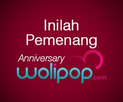 3 Pemenang Program Wolipop Anniversary
