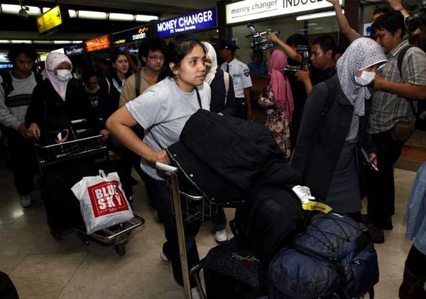 WNI Korban Gempa Jepang Tiba di Tanah Air