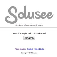 Solusee, Pencarian Informasi Tanpa Puyeng 