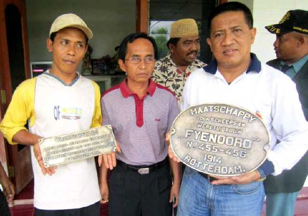 Bangkai Kapal Fyenoord Ditemukan di Sumenep