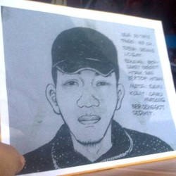 Polri Rilis Sketsa Kurir Paket Bom di Utan Kayu