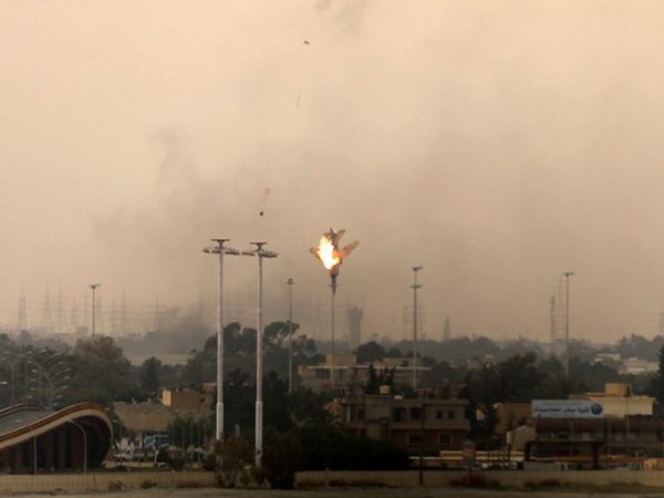 Jet Tempur Libya Jatuh Tertembak
