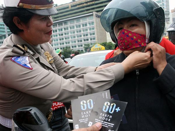 Kampanye Klik Byarr di Bundaran HI