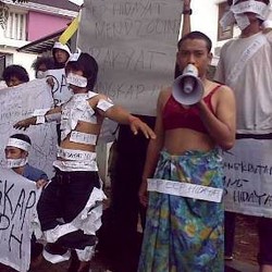 Mahasiswa Subang Desak Kejati Jabar Tangkap Eep