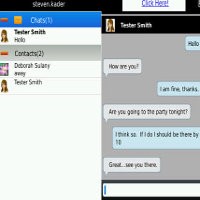 FaceChat: Chatting di Facebook via BlackBerry