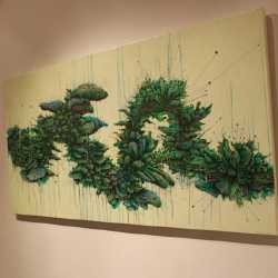 Makna Objek-objek Mikroskopis dalam Lukisan Rieswandi