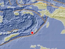 Gempa 5,0 SR Guncang Saumlaki Maluku