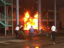 Kebakaran di Sirkuit Sentul, Sesi Latihan Pembalap Terganggu