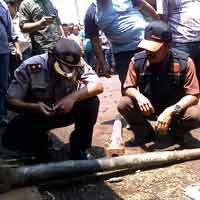 Kronologi Ledakan di Pasar Loak