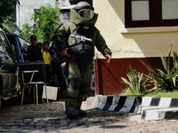 Gegana Ledakan Paket Telepon