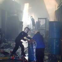 Api Belum Padam Sepenuhnya, Bangunan Masih Rawan Terbakar Lagi