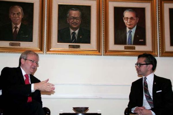 Menlu RI Terima Menlu Australia Menlu RI Terima Menlu Australia