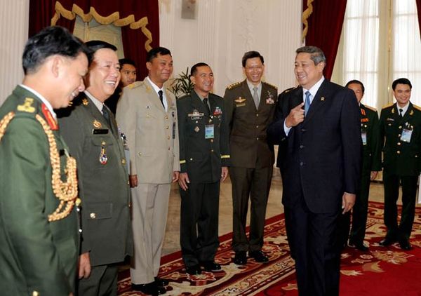 SBY Bertemu Para Jenderal Militer ASEAN 
