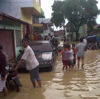 Selain Medan, Banjir Juga Landa Binjai & Deli Serdang