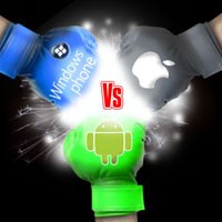 WP7 Tertinggal, iOS Bakal Buntuti Android 