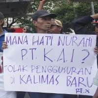 Warga Kalimas Kembali Datangi Dewan, Minta PT KA Batalkan Penggusuran