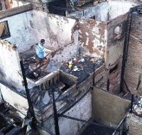 Empat Rumah Hangus Terbakar di Medan