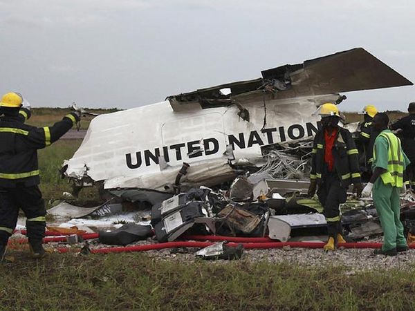 Pesawat PBB Jatuh di Kongo