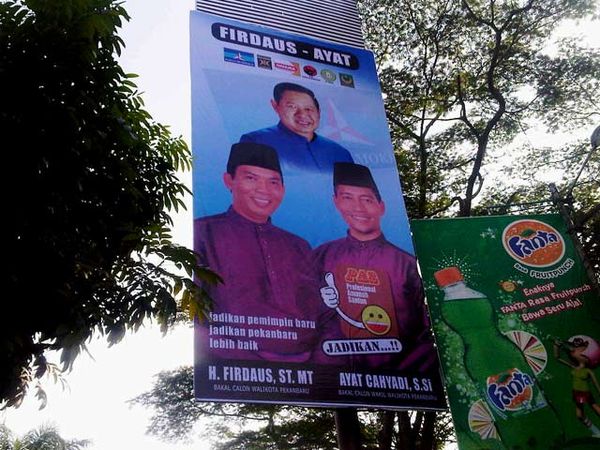 SBY Ramaikan Pemilu Kada Walikota Pekanbaru