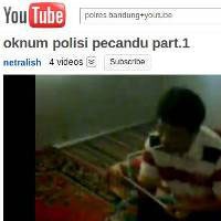 Video Diduga Oknum Polisi di Bandung Nyabu Beredar di YouTube