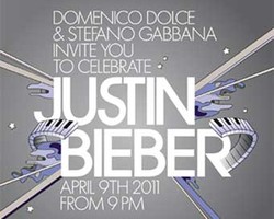 D&G Rayakan Kedatangan Justin Bieber ke Milan