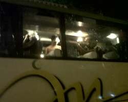 Fans PSMS Rusak Bus Persiraja