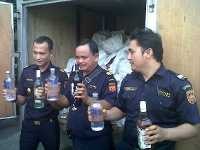 6.825 Botol Miras Diamankan Bea Cukai Sumut