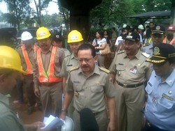 Foke Resmi Tutup Belokan dari Jl Sudirman Menuju Jl Dr Satrio