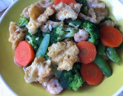 Resep: Perut Ikan Tumis Sayuran