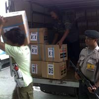 Naskah UN Diamankan di Polrestabes Surabaya