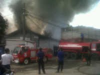 Pabrik Plastik di Tangerang Terbakar 