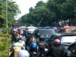 Ada Milad PKS, Kawasan Sekitar Senayan Macet