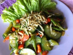 Resep Sayuran: Tumis Kyuri Ikan Teri