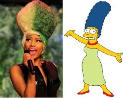 Wig Heboh Nicki Minaj Terinspirasi The Simpsons